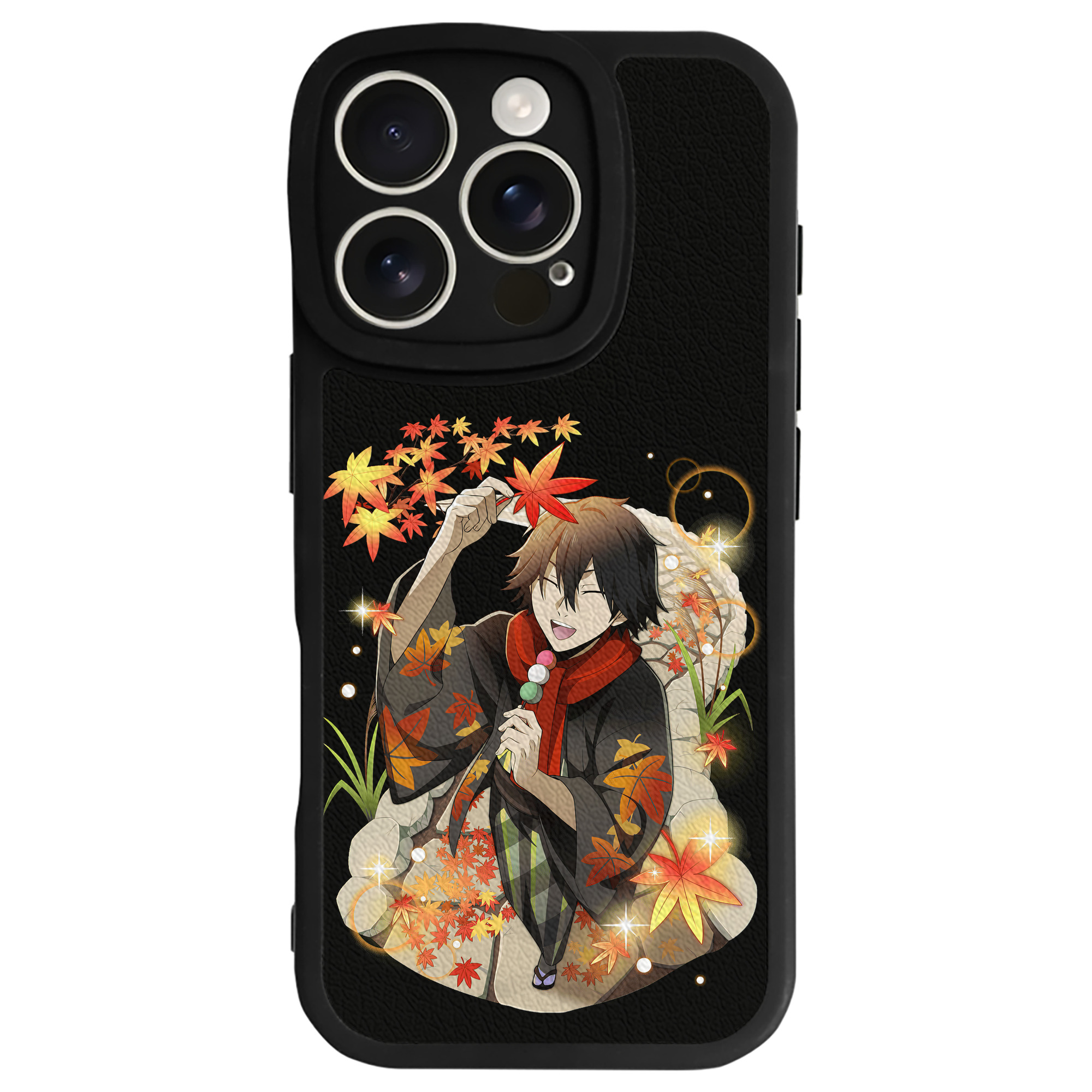 （画像用） 文豪ストレイドッグス Bungo Stray Dogs 【iPhone 16シリーズ対応】シリコンスマホケース（レザー調） 材質：シリコン